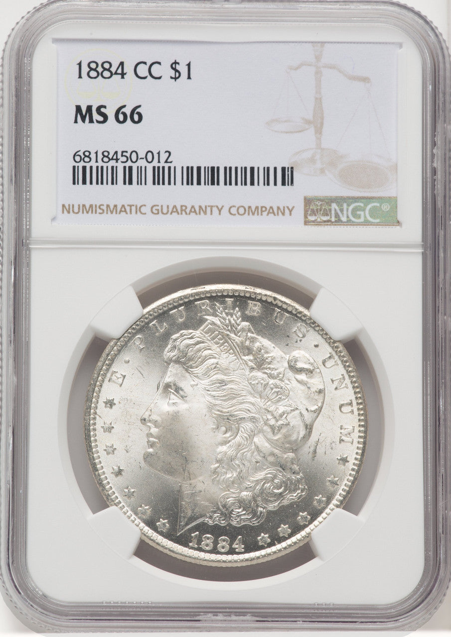 1884-CC $1 Morgan Dollar NGC MS66 (768795003)