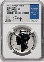2022-W Palladium Eagle 1 oz REV Ed Moy NGC PF70