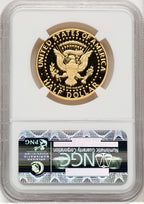 2014-W 50C Kennedy Gold 50th Anniversary First Strike Proof Kennedy Half Dollar NGC PR70 (769274001)