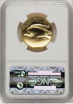 2009 $20 One-Ounce Gold Ultra High Relief Twenty Dollar NGC MS70 (769386004)