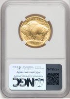 2008-W $25 Half-Ounce Gold Buffalo Brown Label NGC MS70 (506338008)
