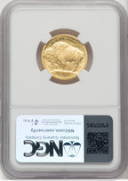 2008-W $10 Quarter-Ounce Gold Buffalo Brown Label NGC MS70