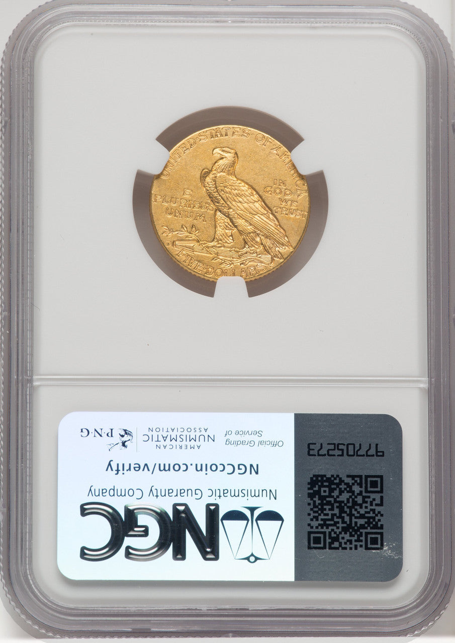 1911-D $5 Indian Half Eagle NGC AU58 (769295028)