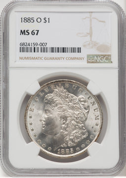 1885-O $1 Morgan Dollar NGC MS67 (769303007)