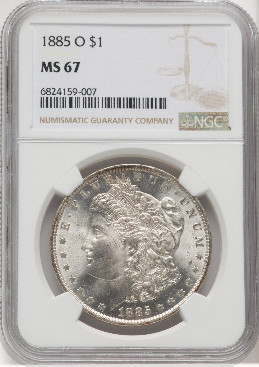 1885-O $1 Morgan Dollar NGC MS67 (769303007)