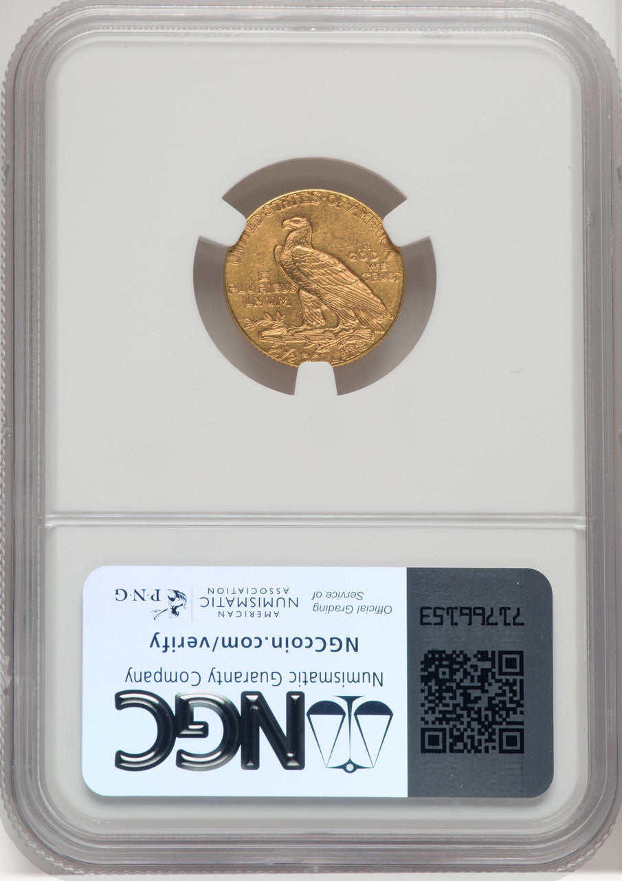1909 $2.50 Indian Quarter Eagle NGC MS63 (769303016)