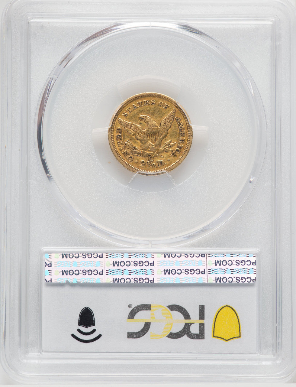 1854-C $2.50 CAC Liberty Quarter Eagle PCGS XF45
