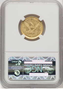 1839-C $5 Liberty Half Eagle NGC AU55
