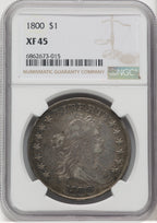 1800 S$1 Early Dollar NGC XF45 (769295010)