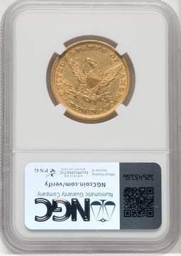 1852 $10 Liberty Eagle NGC AU53