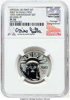 2007-W $50 Half-Ounce Platinum Eagle Reverse Proof NGC PF70 (770569102)