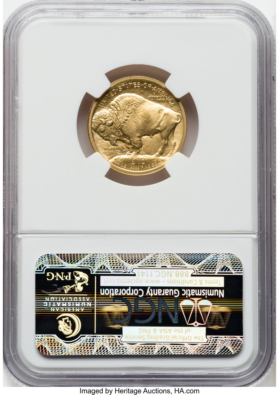 2008-W $10 Quarter-Ounce Gold Buffalo NGC MS70 (770569109)