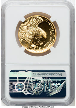 2019-W $100 High Relief Enhanced First Day of Issue NGC MS70 (770569204)