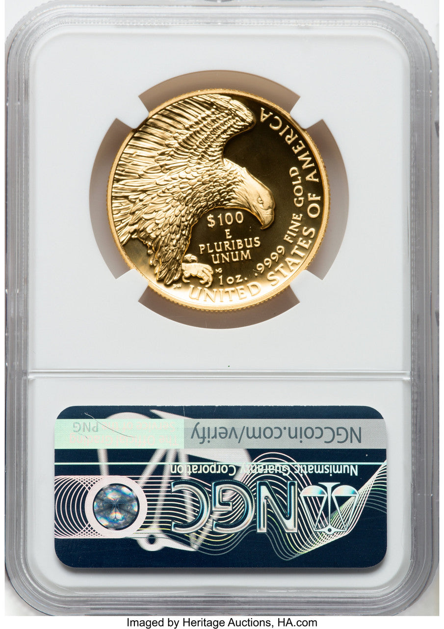 2019-W $100 High Relief Enhanced First Day of Issue NGC MS70 (770569204)