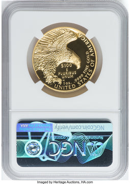 2019-W $100 High Relief Enhanced West Point Mint Hoard NGC MS70