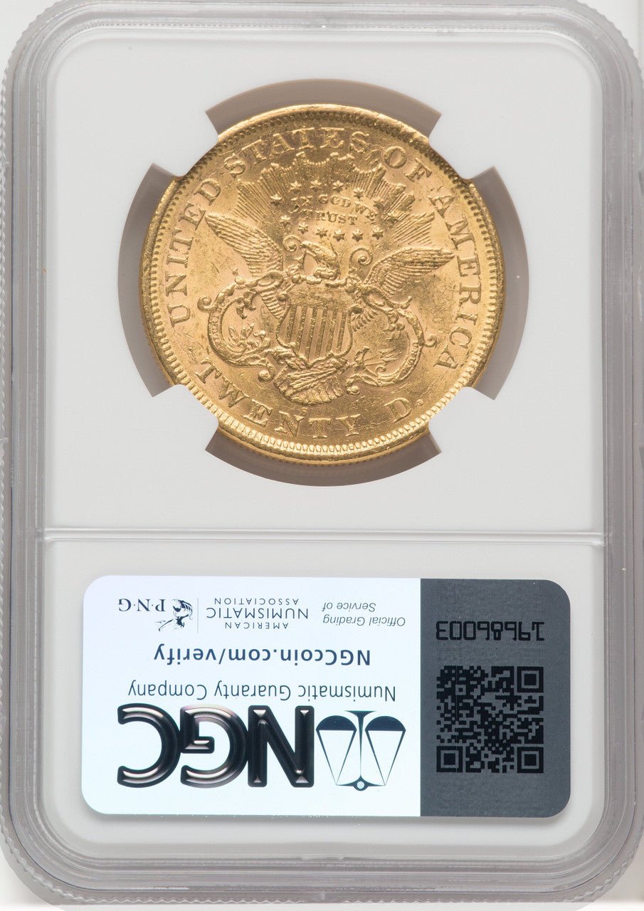 1875-S $20 Liberty Double Eagle NGC MS61 (572092001)