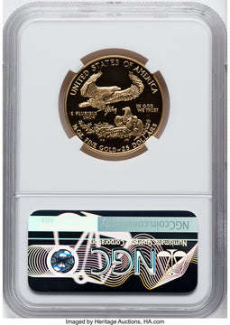 1990-P $25 Half-Ounce Gold Eagle NGC PF70 (770569042)