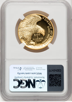 2019-W $100 High Relief Enhanced DMPL NGC MS70