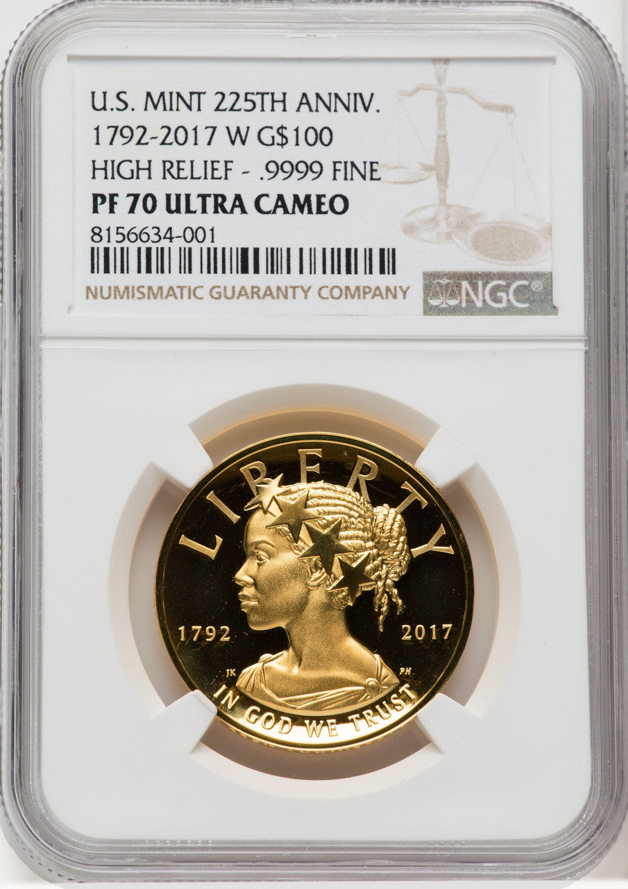 2017-W $100 Gold American Liberty High Relief NGC PF70