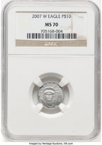 2007-W Platinum 4-Coin Set NGC MS70