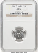 2006-W Platinum 4-Coin Set NGC MS70