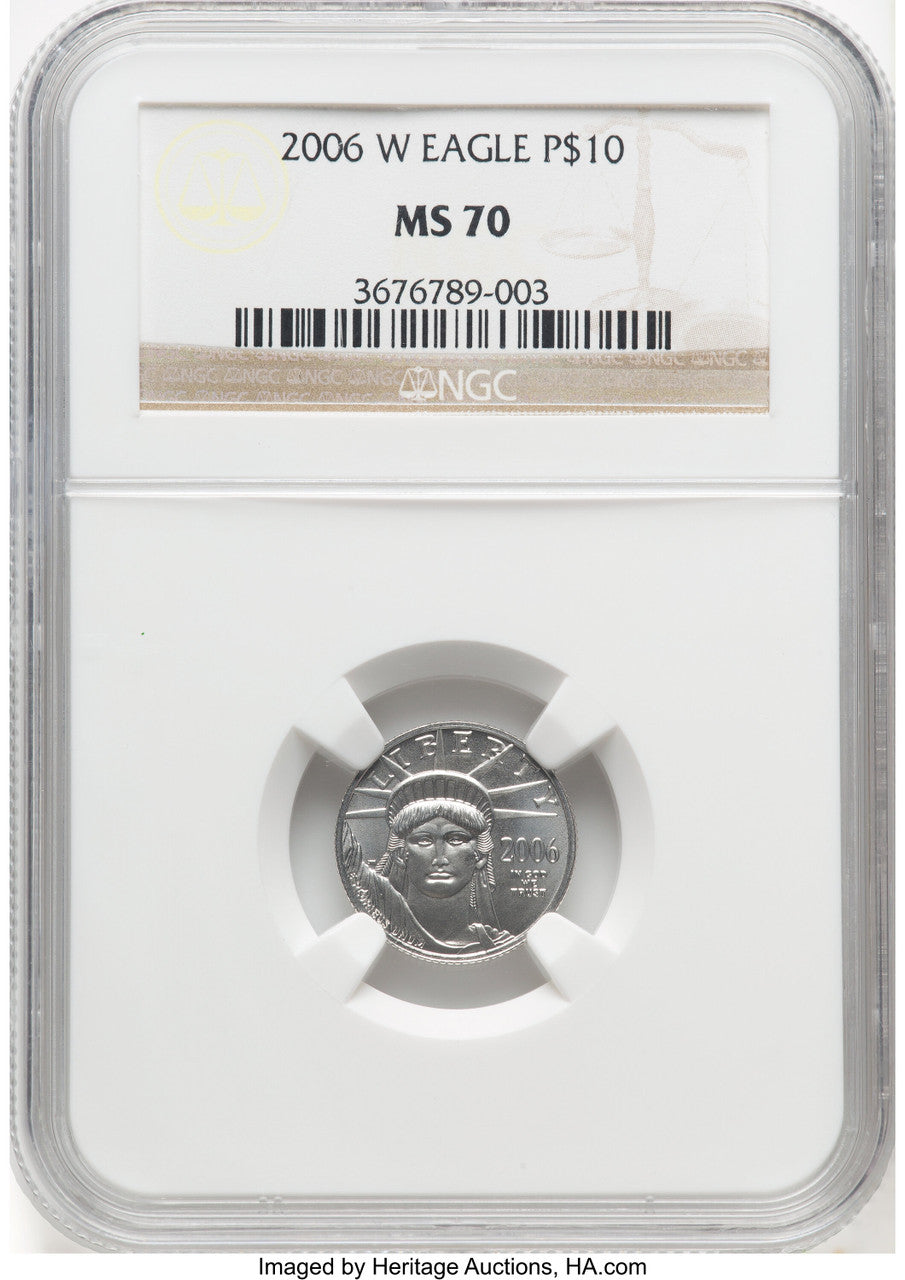 2006-W Platinum 4-Coin Set NGC MS70