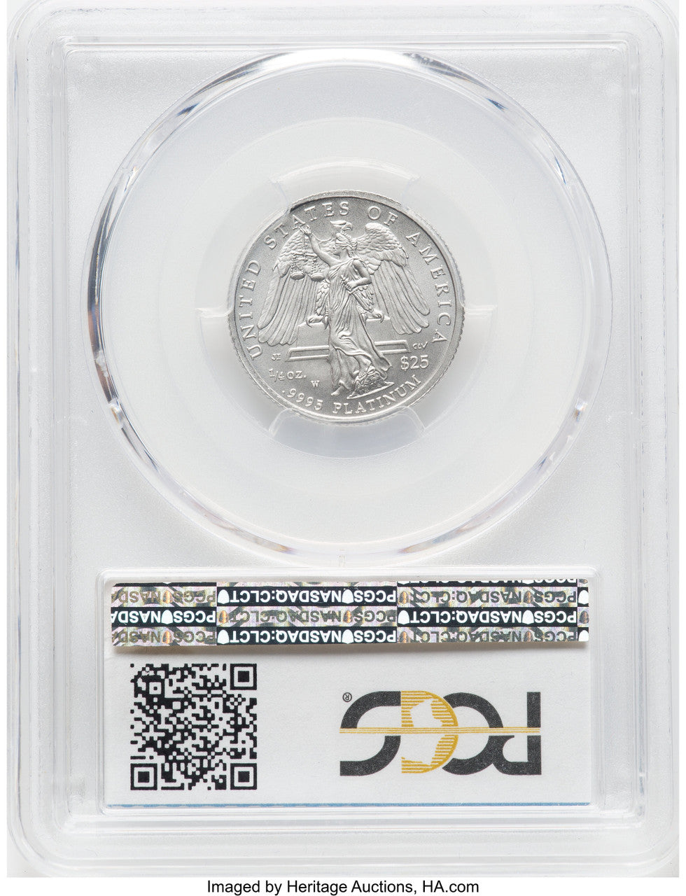 2008-W $25 Quarter-Ounce Platinum Eagle PCGS MS70 (770569118)