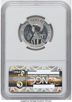2007-W $50 Half-Ounce Platinum Reverse Proof 10th Anniversary NGC PF70