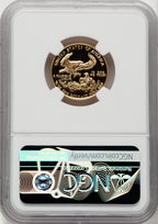 1989-P $10 Quarter-Ounce Gold Eagle Brown Label NGC PF70