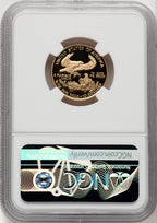 2002-W $10 Quarter-Ounce Gold Eagle Brown Label NGC PF70
