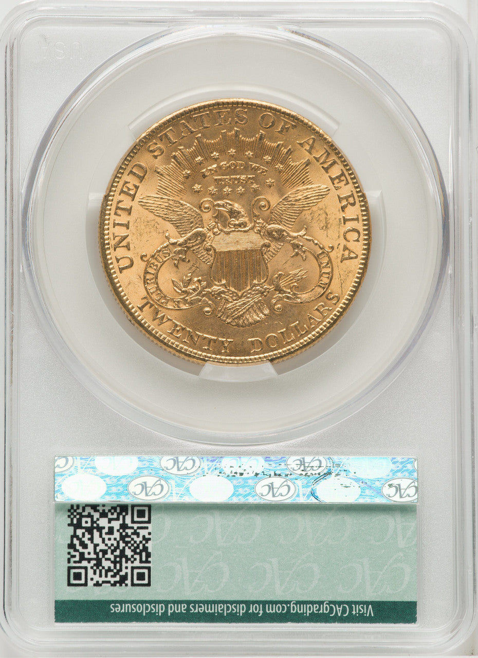 1903 $20 Liberty Double Eagle CACG MS62