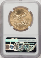 2016-W $50 One-Ounce Gold Eagle 30th Anniversary Mike Castle NGC MS70