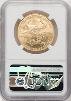 2007-W $50 One-Ounce Gold Eagle Mike Castle NGC MS70