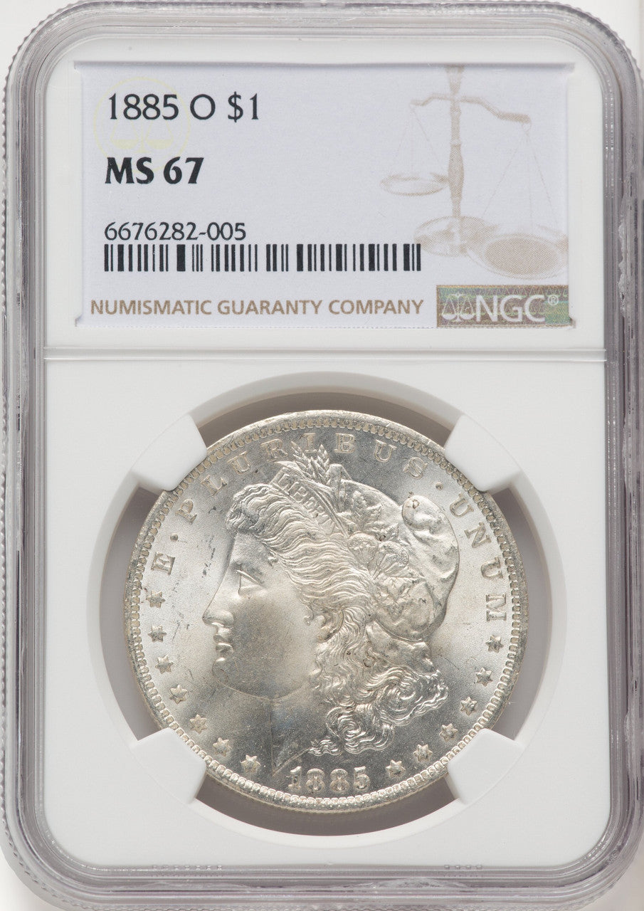 1885-O $1 Morgan Dollar NGC MS67 (769482011)