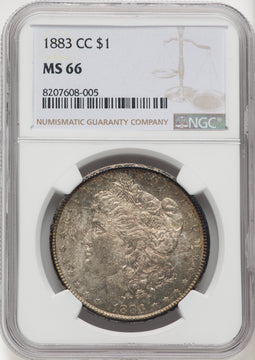 1883-CC $1 Morgan Dollar NGC MS66 (769482007)