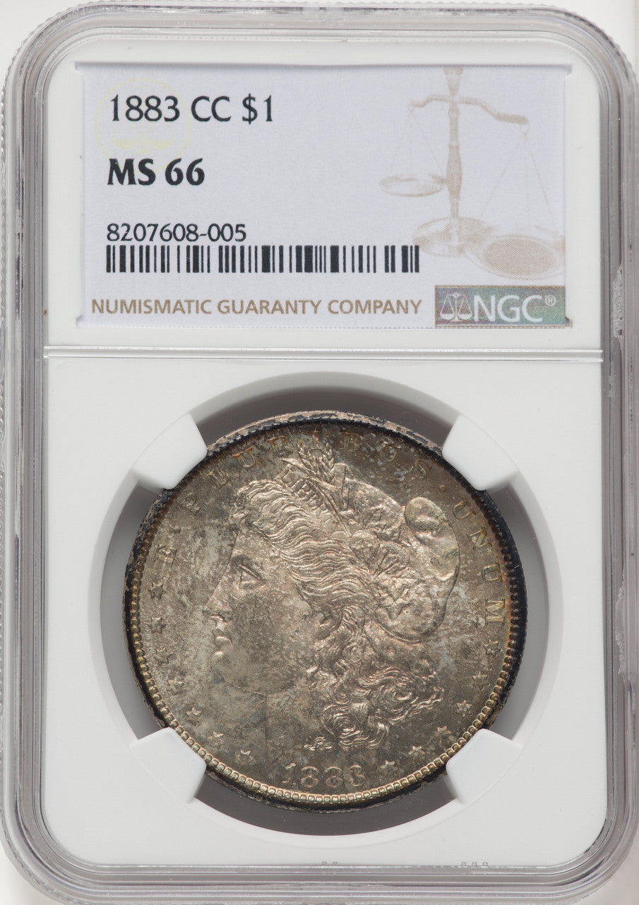 1883-CC $1 Morgan Dollar NGC MS66 (769482007)