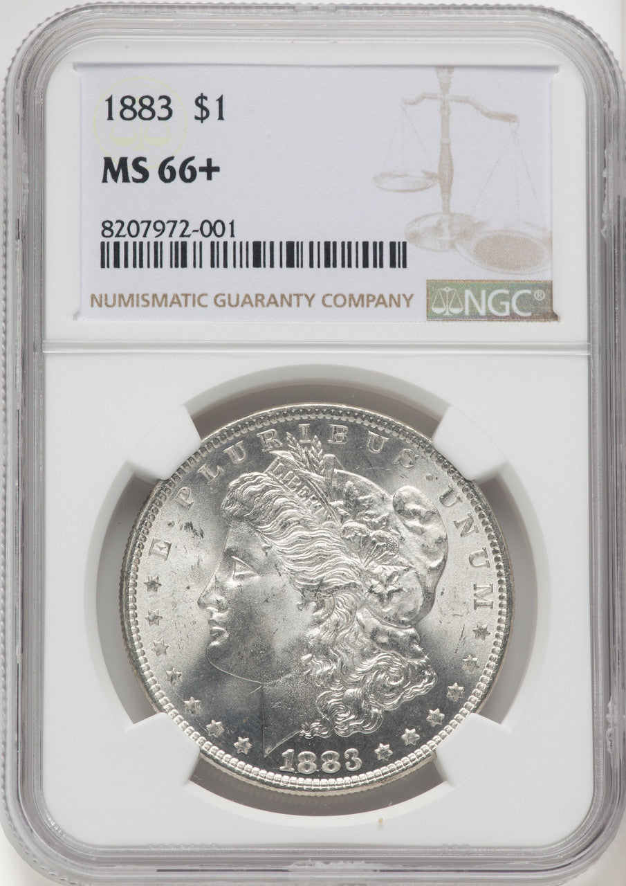 1883 $1 Morgan Dollar NGC MS66+ (769482006)
