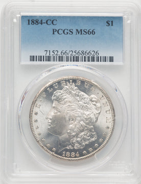 1884-CC $1 Morgan Dollar PCGS MS66 (769482009)
