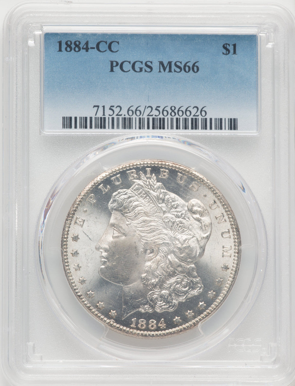 1884-CC $1 Morgan Dollar PCGS MS66 (769482009)