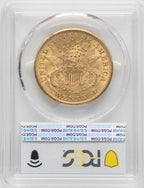 1875-CC $20 Liberty Double Eagle PCGS MS61