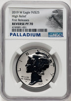 2019-W $25 Palladium Reverse Proof First Strike NGC PF70 (766236003)