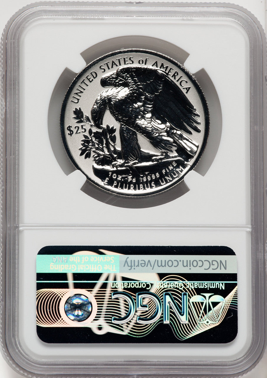 2019-W $25 Palladium Reverse Proof First Strike NGC PF70 (766236003)