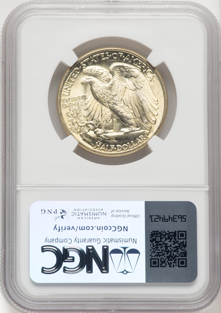 1945 50C Walking Liberty Half Dollar NGC MS67 (769484010)