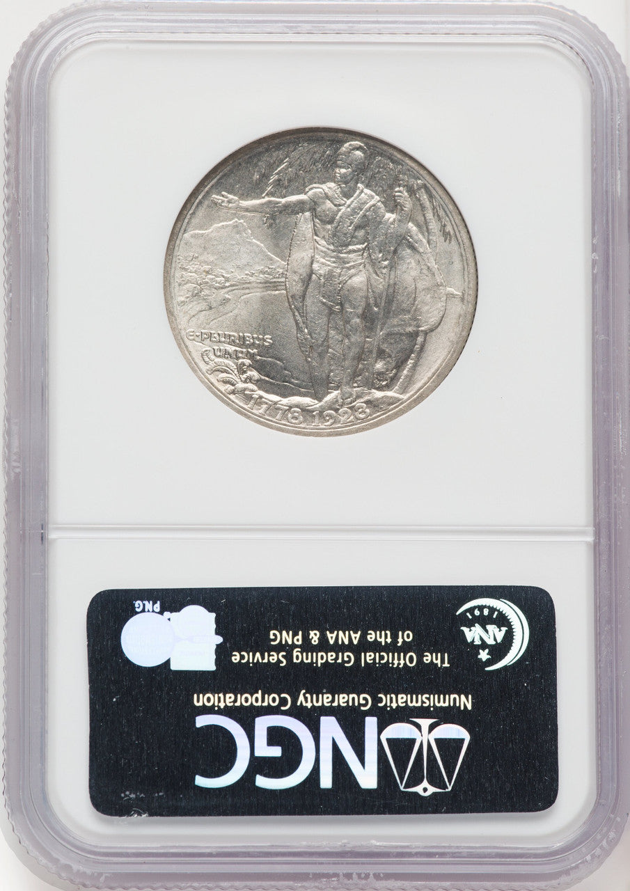 1928 50C Hawaiian Commemorative Silver NGC MS65 (506235008)