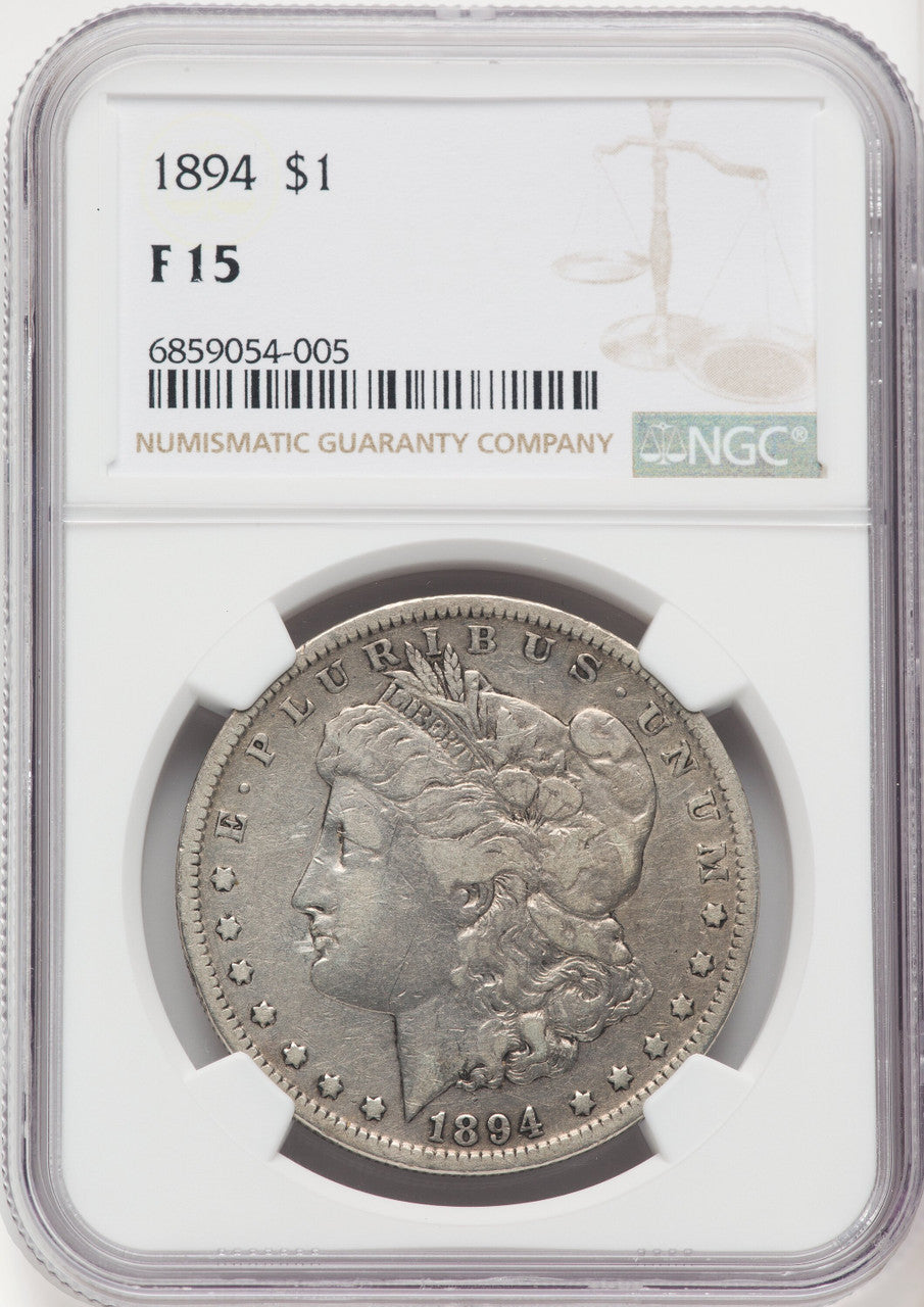 1894 Morgan Dollar NGC 15