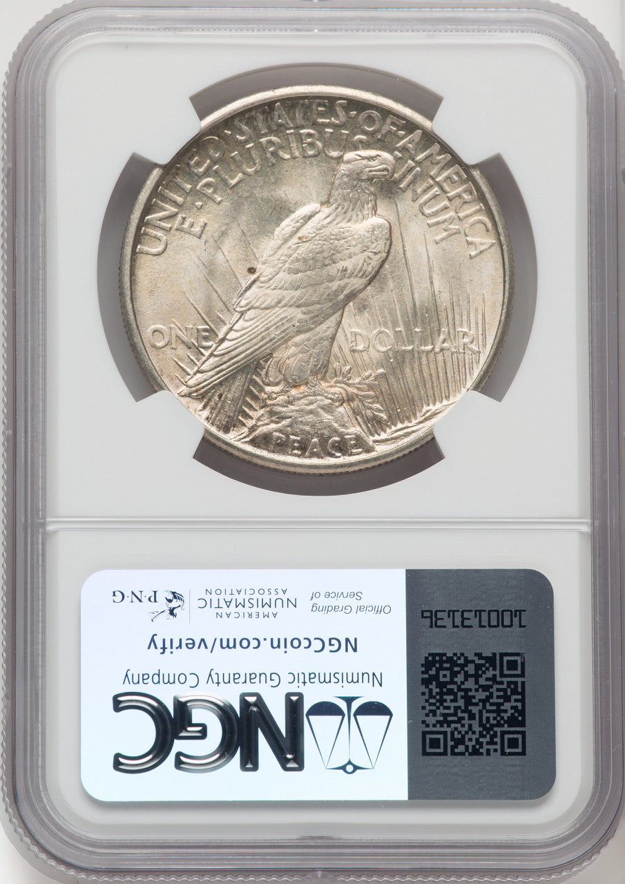 1921 Peace Dollar NGC MS62