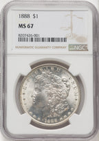 1888 $1 Morgan Dollar NGC MS67 (769563034)