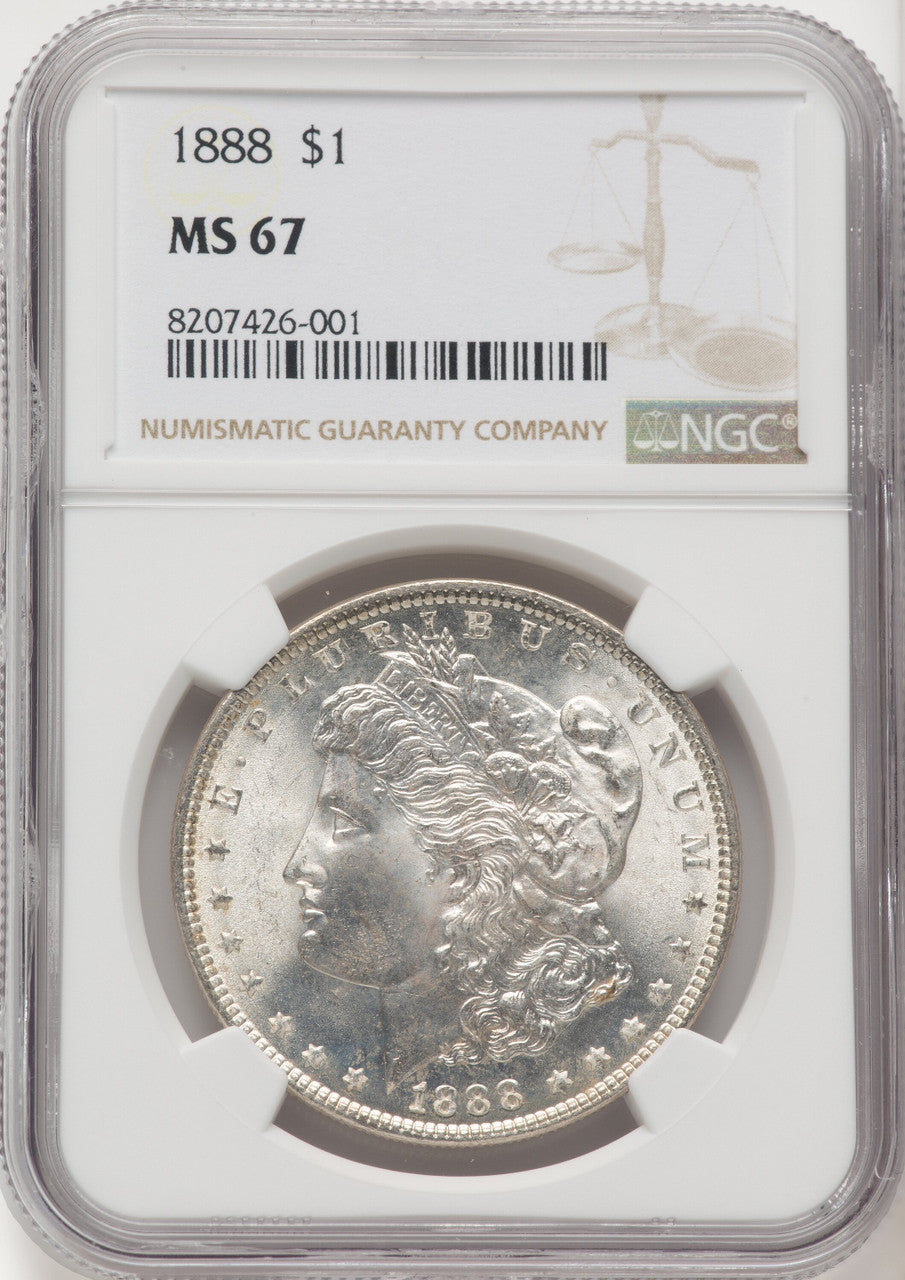 1888 $1 Morgan Dollar NGC MS67 (769563034)