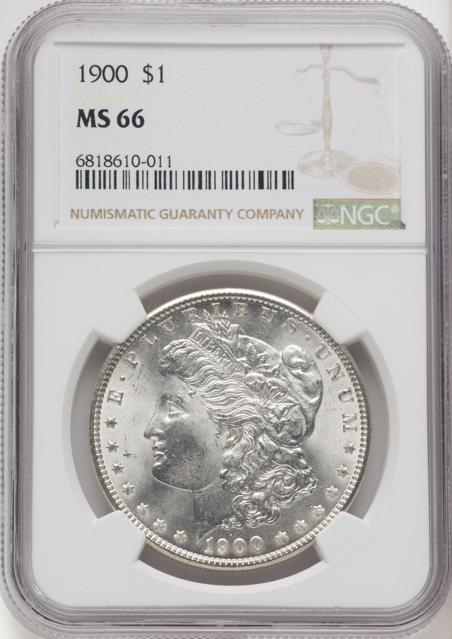 1900 Morgan Dollar NGC MS66