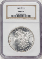 1889-S Morgan Dollar NGC MS63
